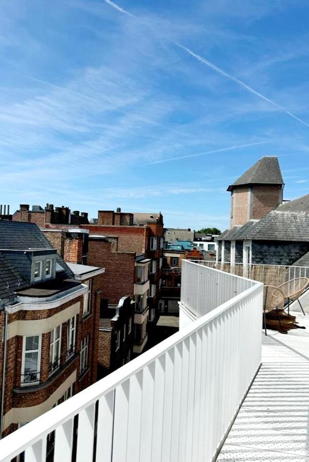Penthouse Guiza Apartment Namur Bagian luar foto